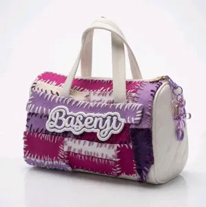 Senji Violet Barrel Purse