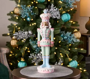 18" Nutcracker Figure with Sweet Treats by Valerie 18" Nutcracker Figure with Sweet Treats by Valerie