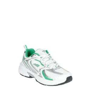 Avia Women's 5000 Performance Sneakers White & Green Wide Width Comfortable Running Shoes for Daily Wear & Performance