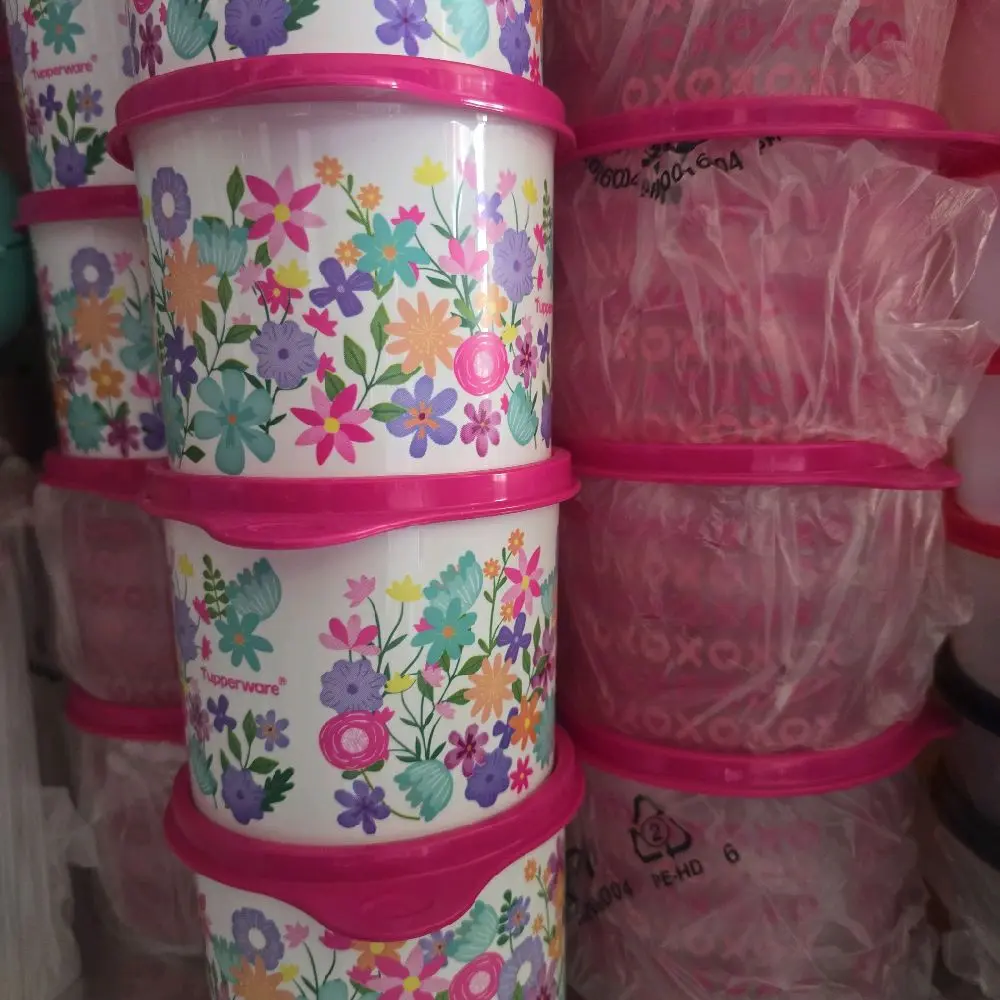3 piece set XOXO mini canisters with Wildflowers Prints - Available in Multiple Sizes and Designs