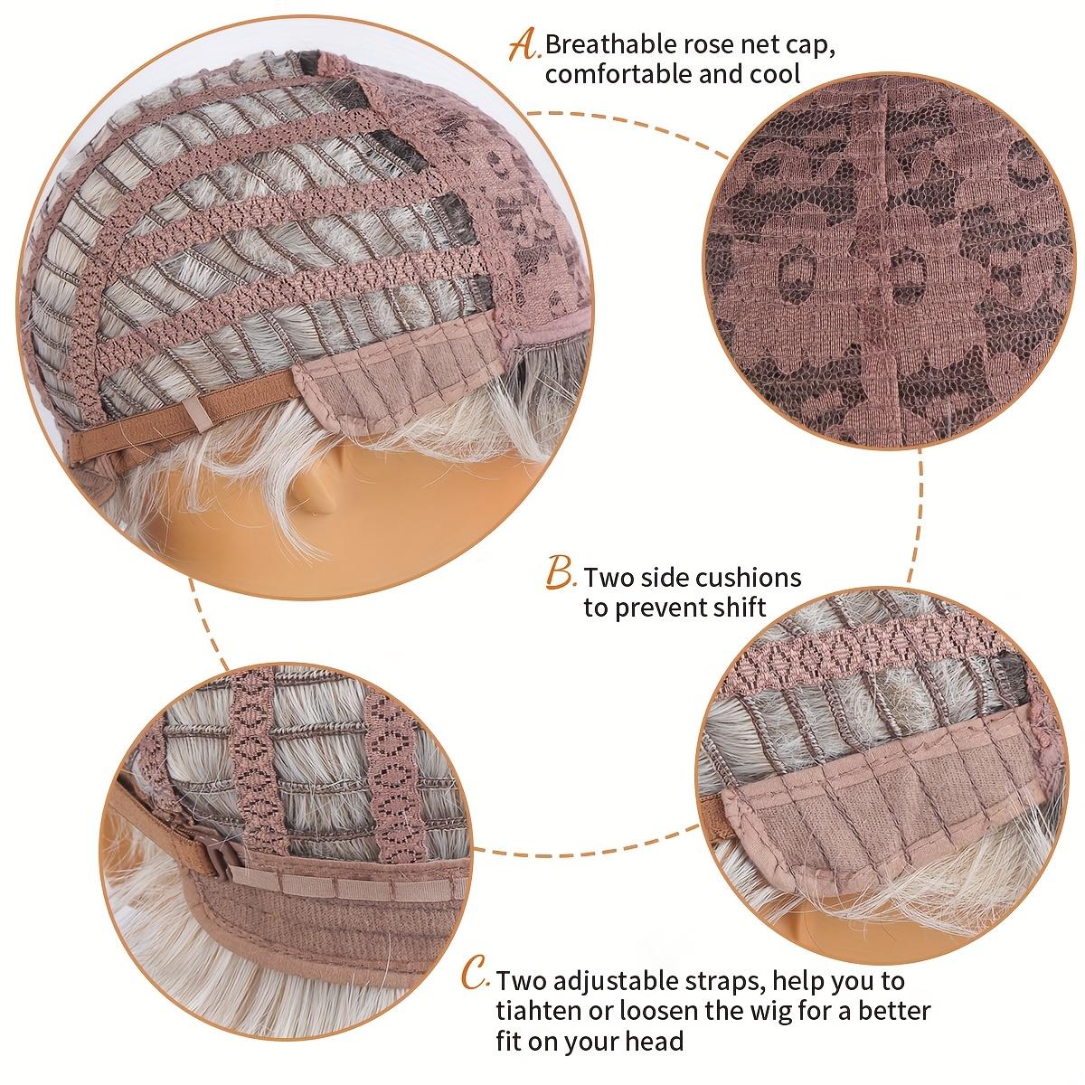 28 Inch Dark Root Silvery Grey Ombre Water Wave Wig for & All Skin Tones, Long Curly Synthetic Hair Wig, Heat Resistant, Soft & Full, Natural Looking Full Wig for Daily Wear, Party & Cosplay