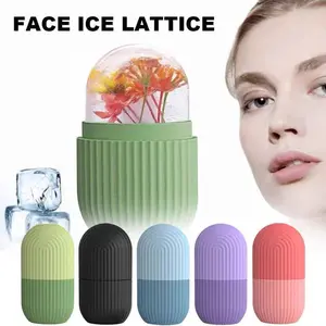 Face Ice Mold, 1 Count/2 Counts/3 Counts  Silicone Ice Face Roller, Ice Compress Face Massager, Face Massage Tool, Skin Care Tool, Facial Care Tools for Women & Men, Beauty Roller, Facial Care Instrument