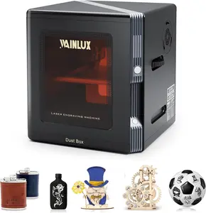 WAINLUX K8 Laser Engraver, Desktop Laser Engraving Machine with Camera Locate, Compatible with PC & Phone