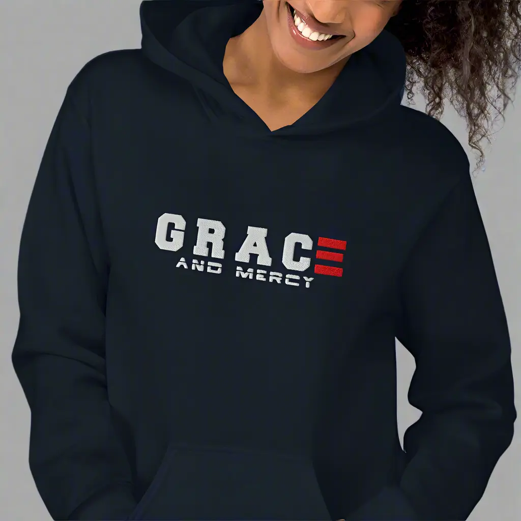 GRACE and MERCY UNISEX HOODIE