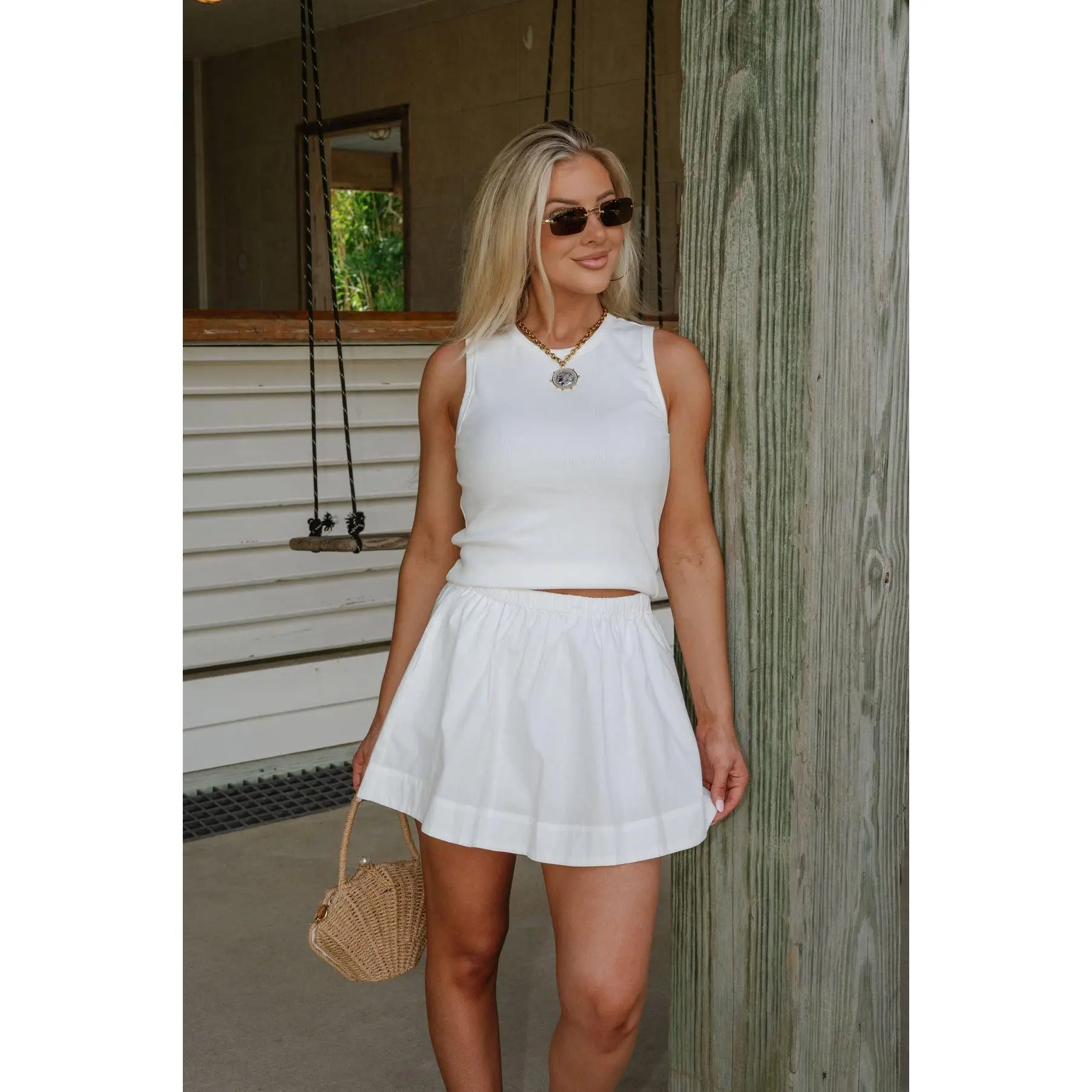 Beth Skirt Set- Off White