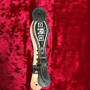 Charro Spur Straps Caballo Horse Correones Piteados