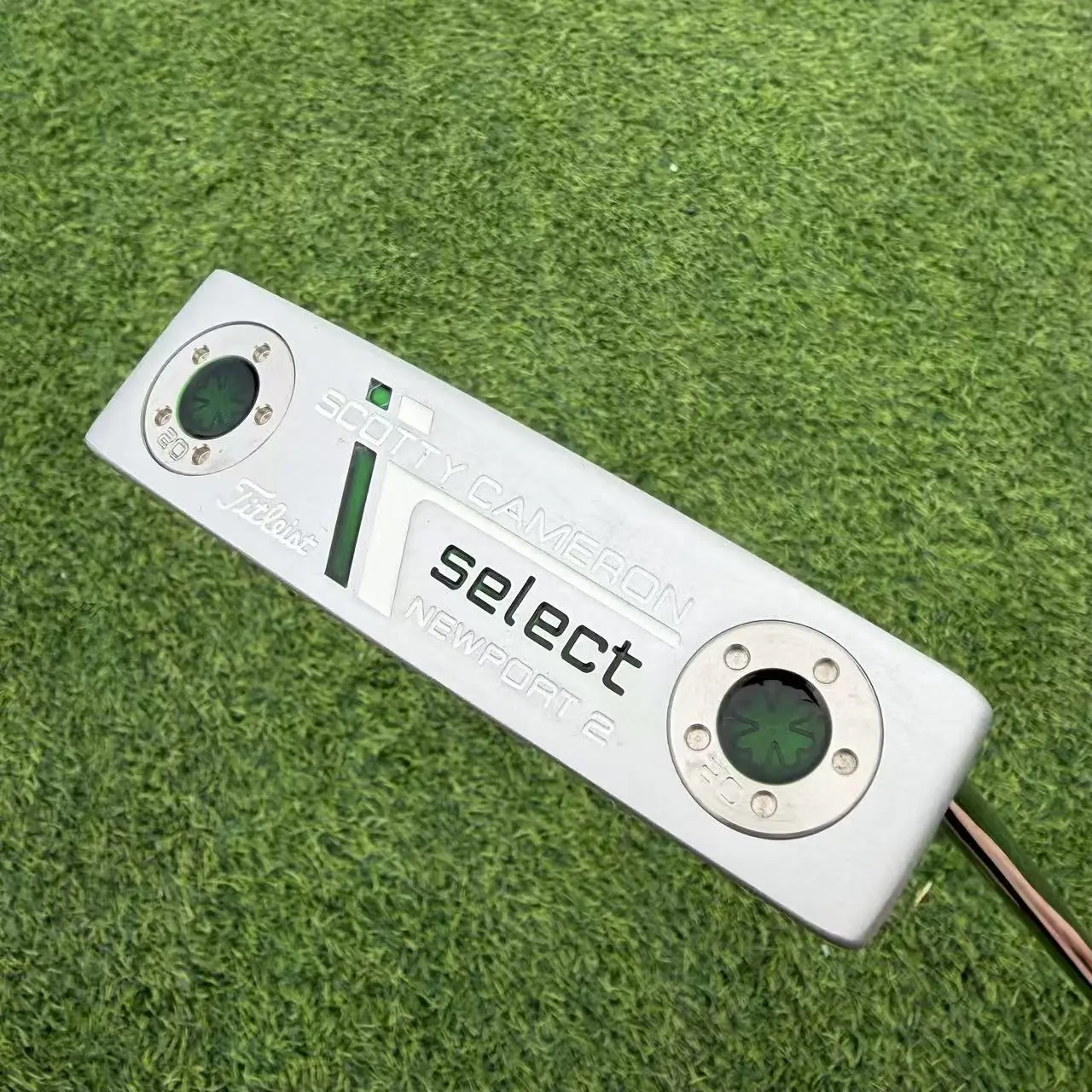Cameron Select Newport 2 Golf Putter, Milled Stainless Steel Blade Club, Adjustable Weight System, Premium Feel with Clover Headcover