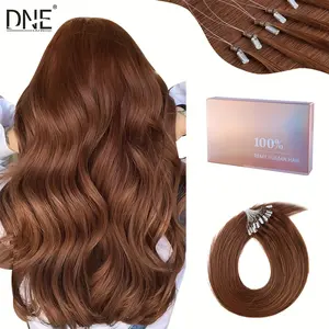 Hot Sell NEW Arrived [Soft Hair Extensions] Ultral Smooth Human Hair Remy 50s Microlink Hair Extensions |   14"-24" Micro Bead Micro Ring Hair Extensions for Women