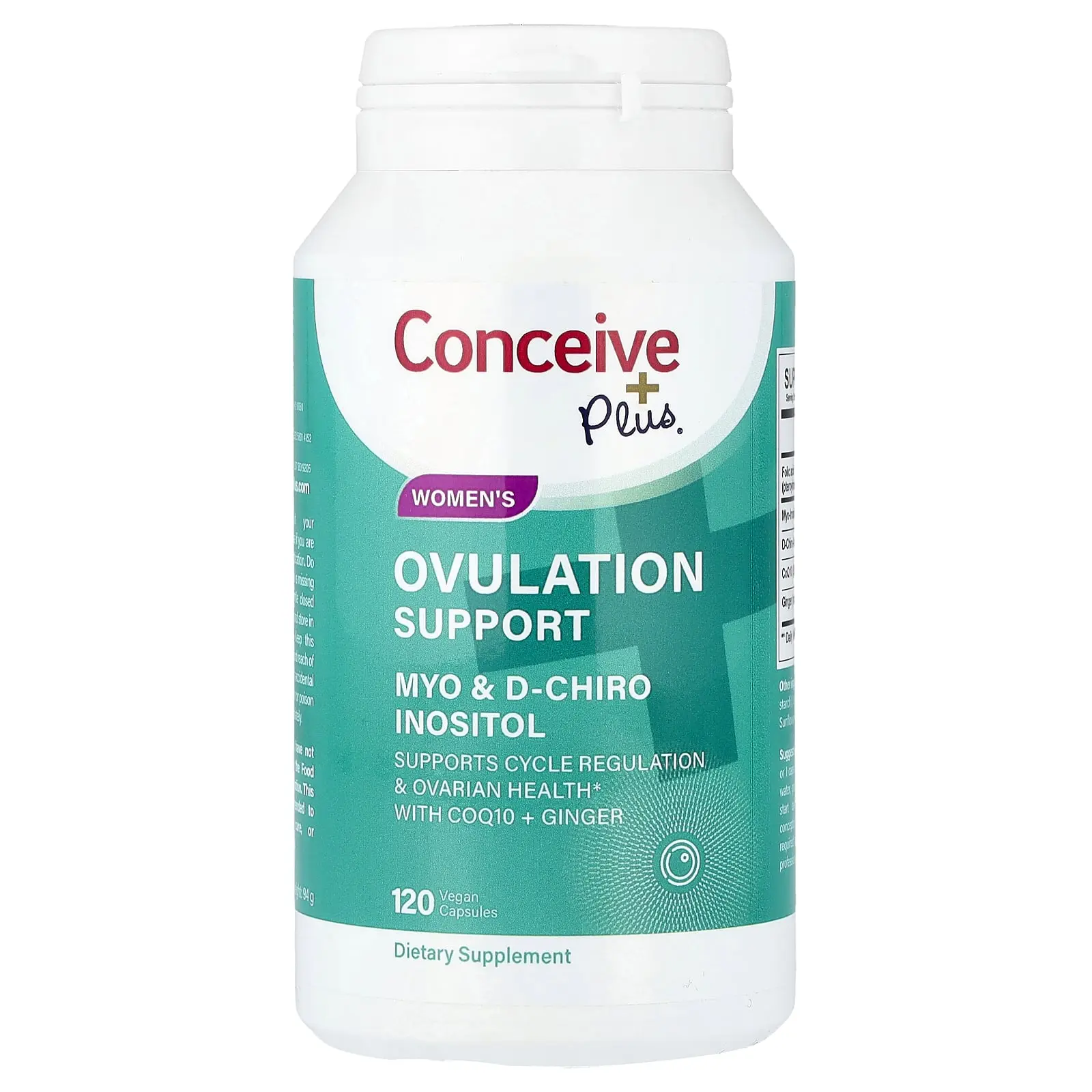 Conceive Plus Women's Ovulation Support, 120 Vegan Capsules