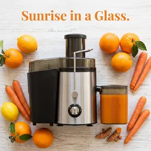 Powerful Juicer Machine, 5.3-inch Wide Mouth for Whole Fruits, Quick Fresh Juice Extraction, 30 oz BPA-free Container, Easy to Clean, Cold Press with Reverse Function, Ideal for Home Kitchen Everyday Use