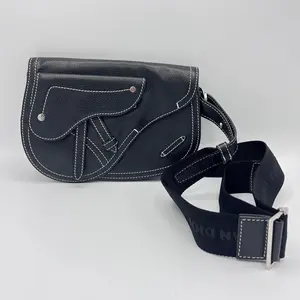 Pre-owned DIOR leather Messenger Bags Saddle Messenger Bag