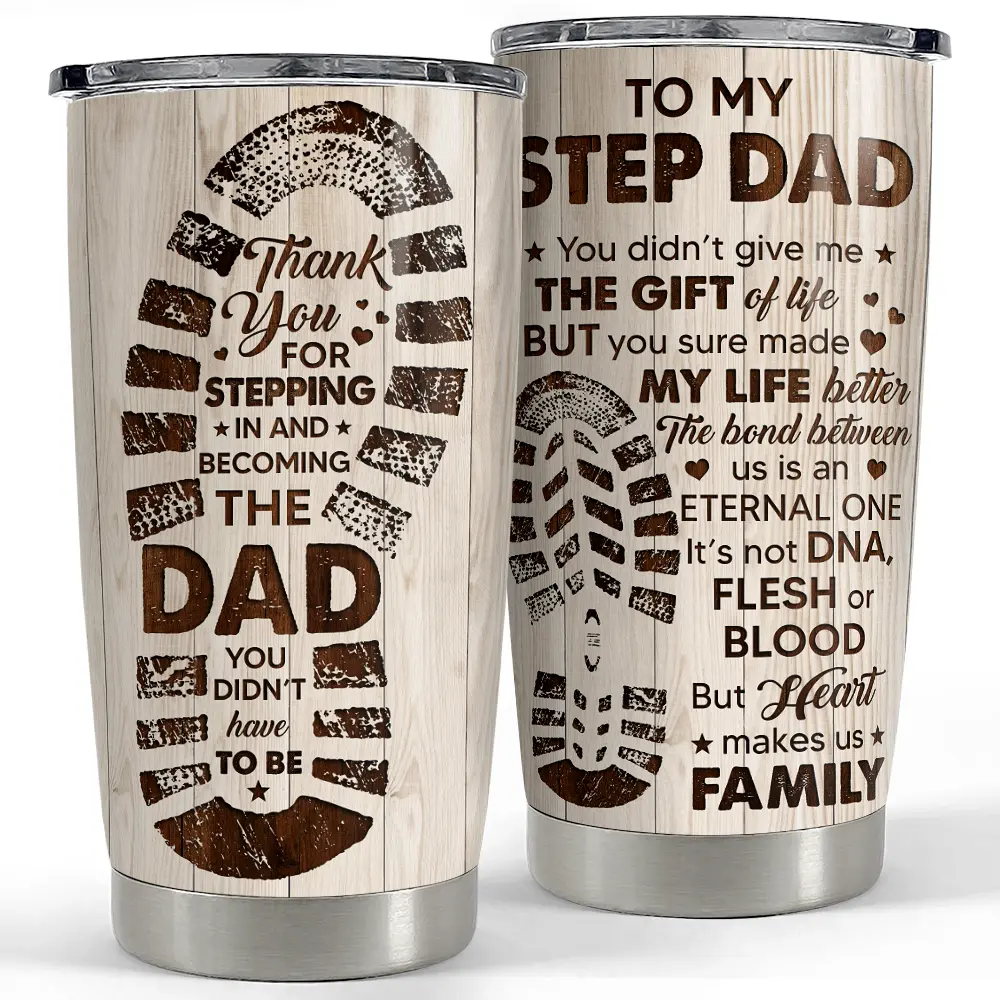 20oz Printed Insulated Stainless Steel Vacuum Flask Tumbler with Lid - Animal, Polka Dot, Patchwork, Plant, Watercolour, Stripe, Modern Designs - Portable Beverage Drinkware for Dads, Father's Day/Teacher Appreciation Gift for Men