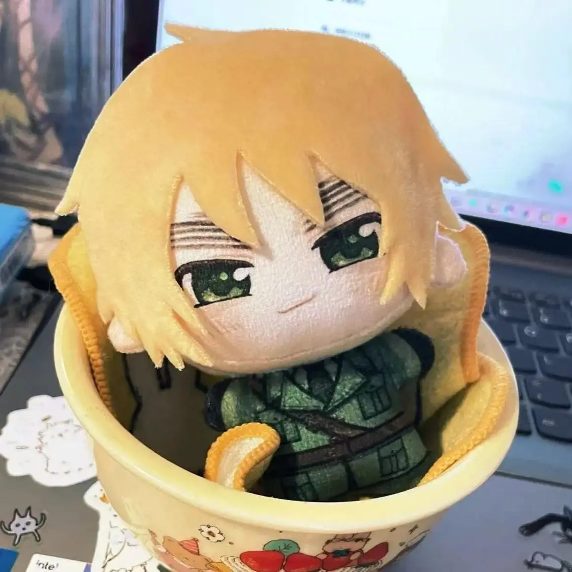 10cm Anime Hetalia Axis Powers Arthur Kirkland Cosplay Plush Doll Pendant Stuffed Toy Christmas Gift