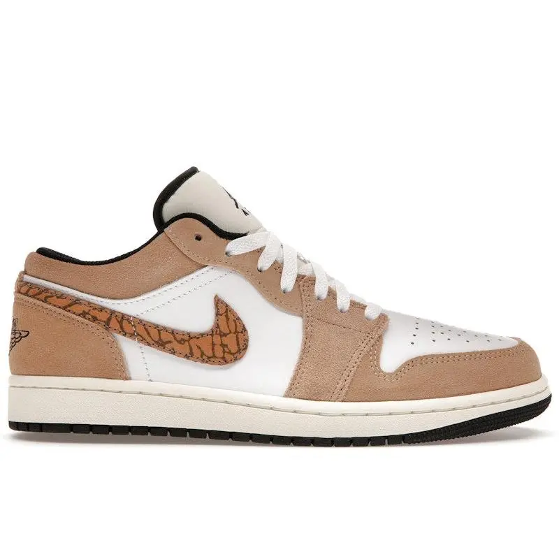 Jordan Men's 1 Low SE Brown Elephant Basketball Shoes, from StockX