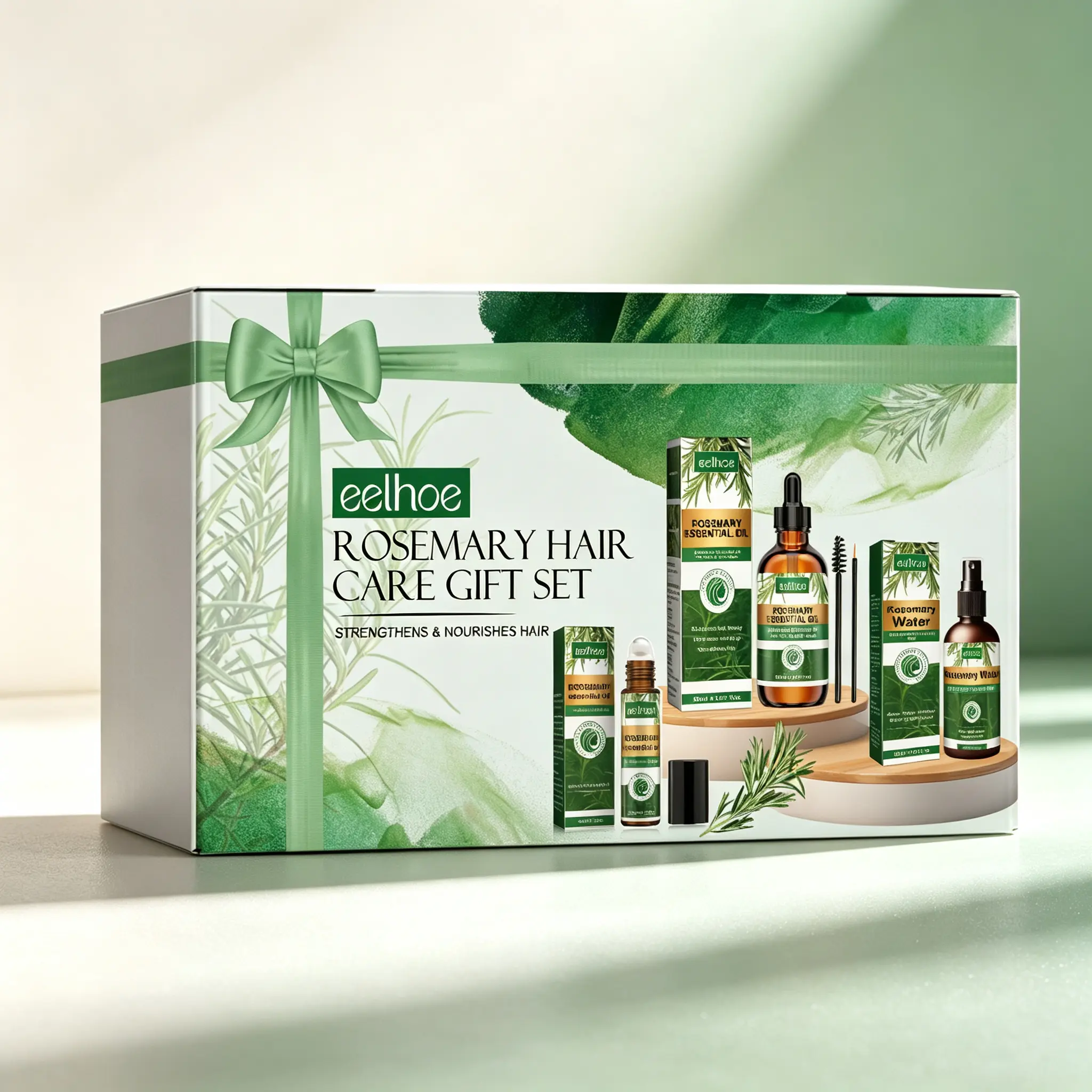 Rosemary Hair Care Gift Set – Strengthens & Nourishes Hair, Complete Hair Care Set with Rosemary Oil, Perfect Self-Care Gift