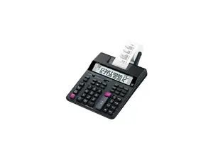 Casio Printing Calculator 12-Digit 7-3/4"Wx10-3/4"Lx2-3/10"H BK HR200RC