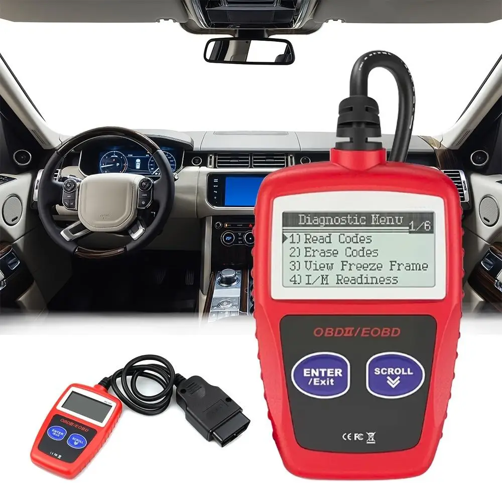 OBDii Car Engine Fault Code Reader, Vehicle Check Engine Code Reader, Car Diagnostic Tool, Car Repair Tool