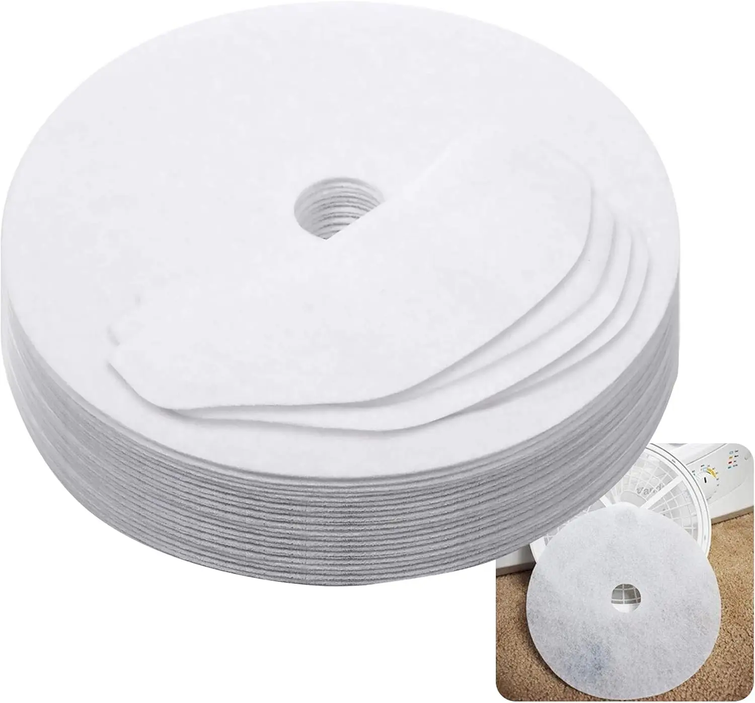 20 count Universal Cloth Dryer Exhaust Filters,  Durable and Easy to Clean Dryer Lint Filter Compatible with Panda Magic Chef Sonya Avant, 16 Exhaust Filters 4 Air Intake Filters