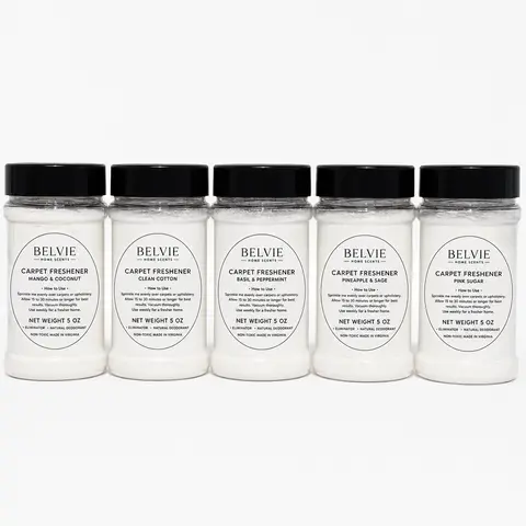 Sample Size Multi-Use Household Cleaning Powder - Pineapple Basil & Peppermint Multi-Scented Odor Neutralizer, Upholstery Safe for Home, Carpet