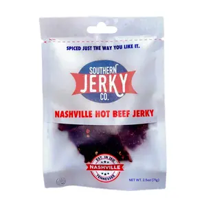 Nashville Hot Beef Jerky - All Natural High Protein Snack | Premium Beef Jerky