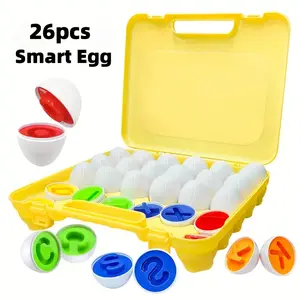 26 Letter Matching Eggs - a Colorful Letter Sorting Puzzle Toy, Perfect As a Birthday Gift for Boys And Girls, As Well As for Easter And Christmas