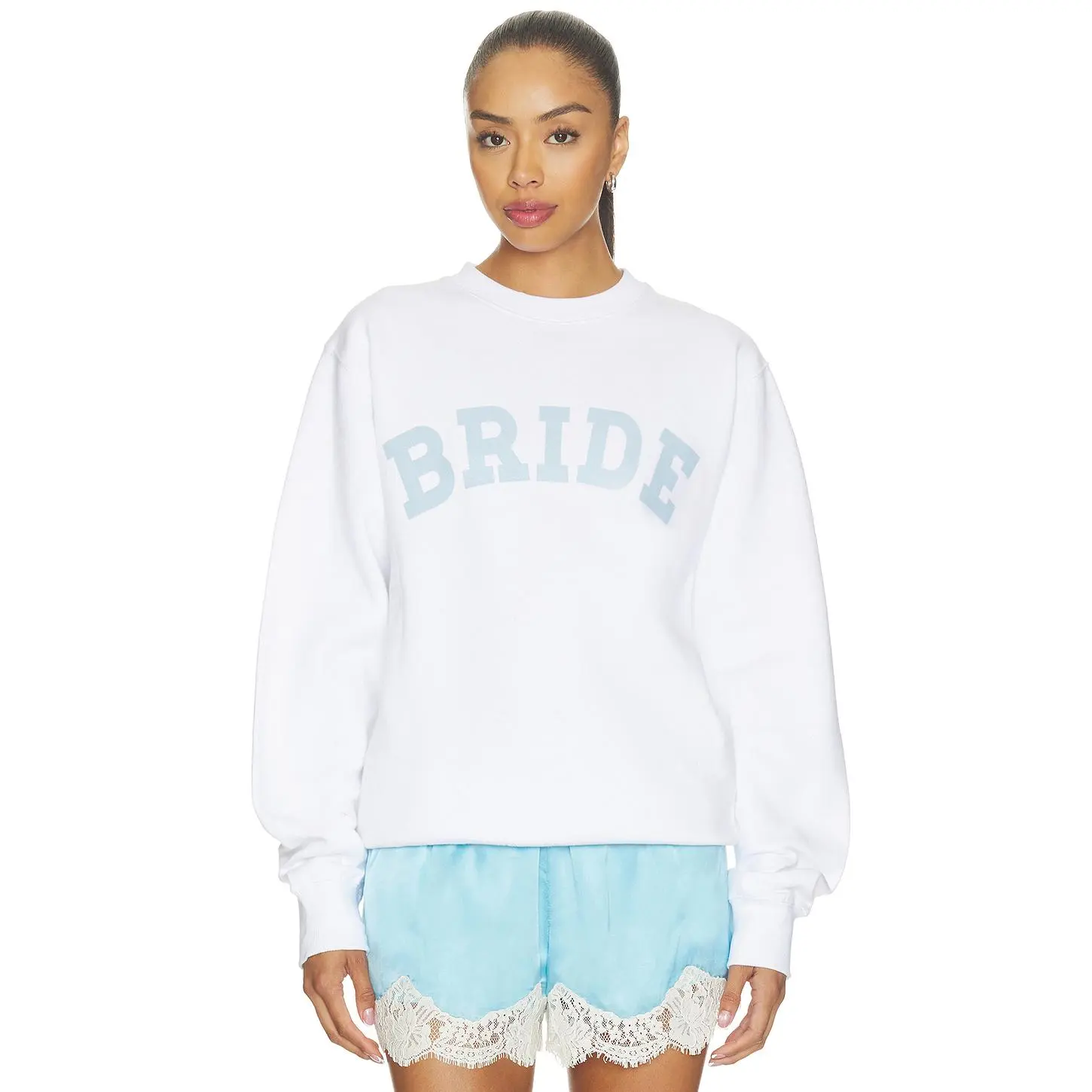 DEPARTURE Bride Sweatshirt in White