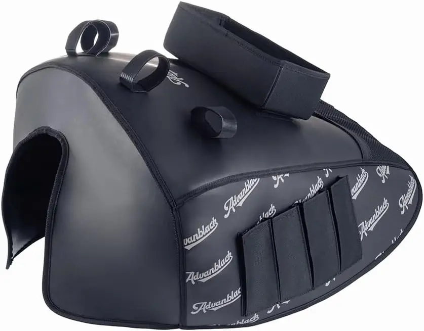 Advanblack ProGuard Tank Service Cover, Motorcycle Fuel Tank Bag Cover Compatible with Harley Touring Gas Tank 2009+