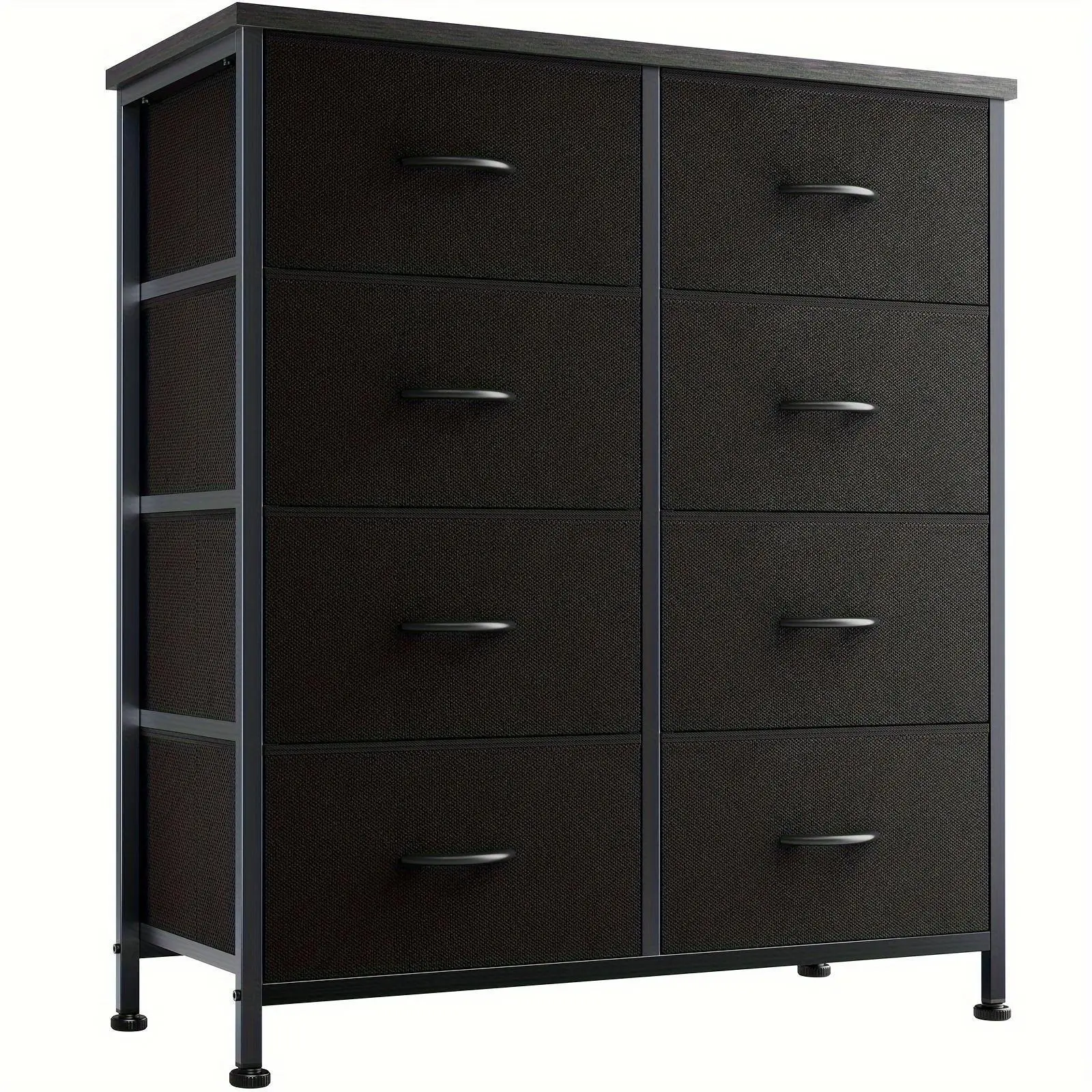 Children's Wardrobe For Bedroom With 8 Fabric Drawers Storage Cabinet Steel Frame Assembly Closet For Clothes Home Furniture Dresser Organize