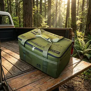 Tactical Camping Storage Bag 42L Tactical Utility Tote Bag Camping Cookware Organizer Trunk Organizer
