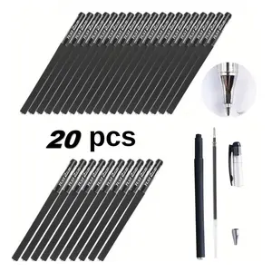20pcs 0.5mm Ballpoint Pens, Ballpoint Pen Set, Office and Business Signature Pens, Premium Ink Cartridges, Smooth Writing, Ideal for Exams