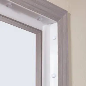 Garage Door Top And Sides Seal Strip, 34 Ft Universal Weather Stripping Kit With Self-Adhesive Flexible PVC Rubber, Weatherproof Door Seal Gasket For Indoor And Outdoor Use, Reducing Drafts And Energy Loss, Noise Reduction