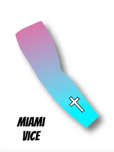 Miami Vice Cross Arm Sleeve for Baseball, Football, Basketball - Compression and Support