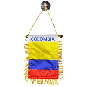 Colombia Flag - Car Mini Banner, Window, Rearview Mirror Hanging