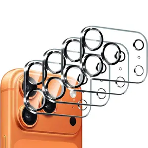 New Apple iPhone 17/17 Pro Max Lens Film, Full Coverage Tempered Glass Camera Protector, Tempered Screen Film, Anti-Explosion Design for Enhanced Protection