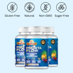 Bundle QualityStar ProstaFlow | 3 pcs– Prostate & Urinary Health Support | 60 Vegetarian Capsules