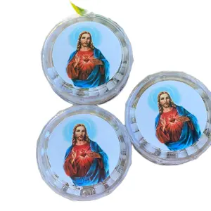 Recuerdos Para Bautizo, Baptism Favors corazón de Jesús rosarios Unisex Gift