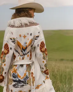 Peregrine Eagle Cardigan Sweater