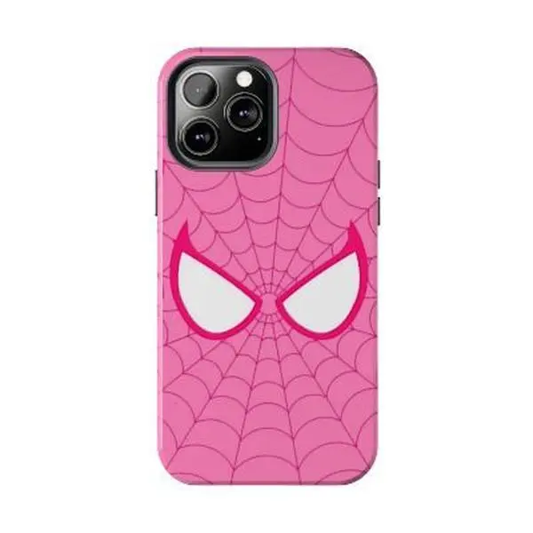Sp5der Vibes Pink Phone Case , iPhone 17 16 15 14 13 12 11 X 8 7 Pro Max/Pro/Mini, SAMSUNG GALAXY 21 S22 S23 S24 25 26 ULTRA PLUS Shockproof Anti-Drop Protective Casesg