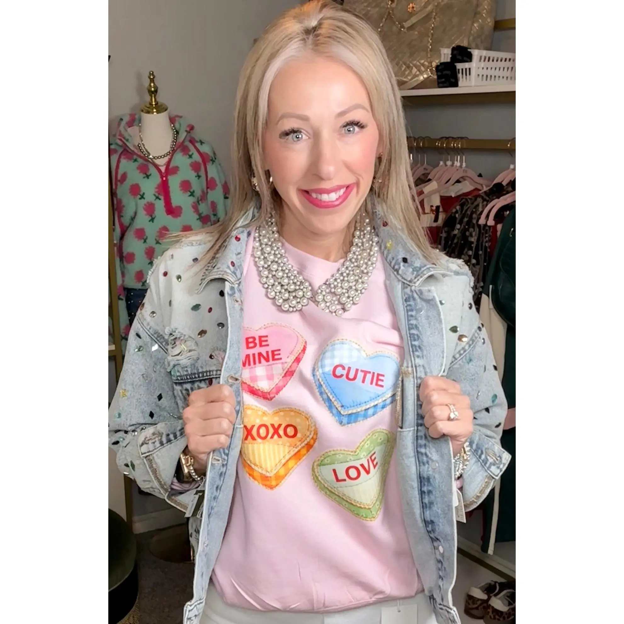 Candy Hearts Sweatshirt
