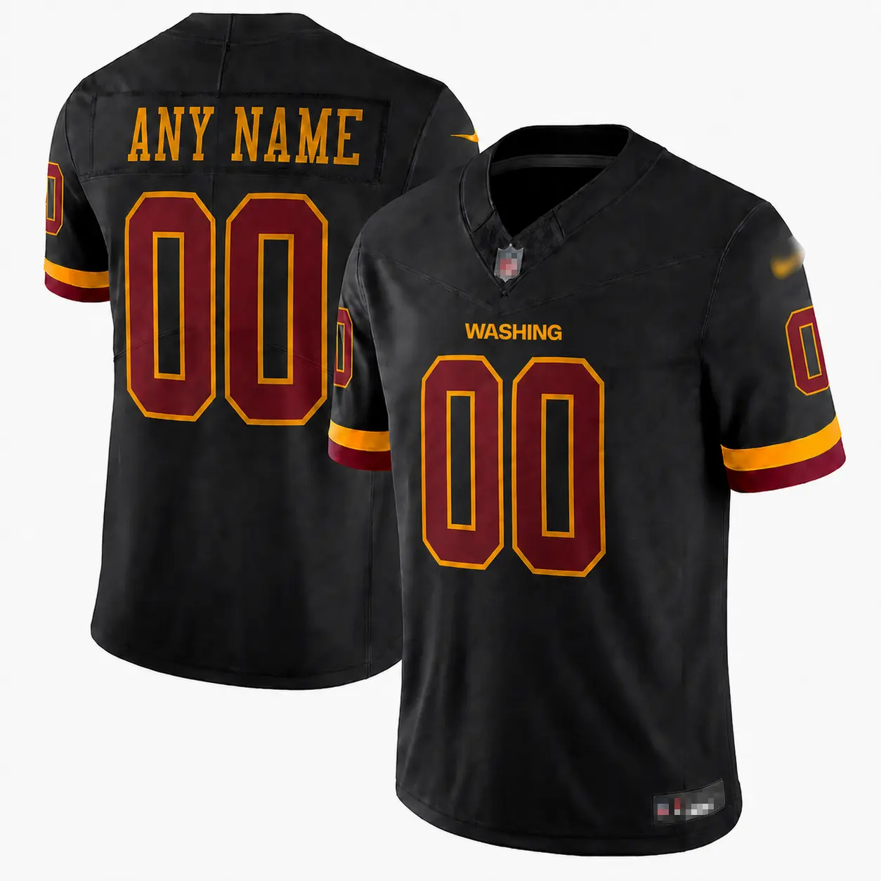 Men's Washington Pro Football Fan Apparel - Daniels #5, McLaurin #17 & Any Name Custom Game Day Jersey - US Stock