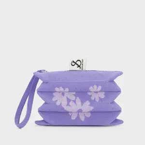 Lucky Pleats Pouch S Daisy Very Peri