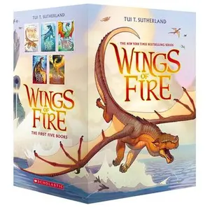 Wings of Fire Boxset, Books 1-5 (Wings of Fire) -- Tui T. Sutherland, Mixed Media Product