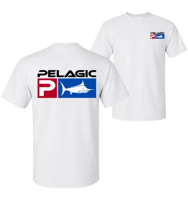 Pelagic Marlin Fishing T-Shirt, Vintage Sportfishing Logo Graphic Tee, Classic Ocean Angler Print, Deep Sea Fishing Shirt, Red Blue Fish Design, Casual Outdoor Fisherman Apparel, Trending Boat Life Gift, Perfect Gift For Men and Women