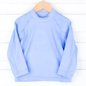 Capri Blue Rash Guard - Boys Swim Shirt for Sun Protection