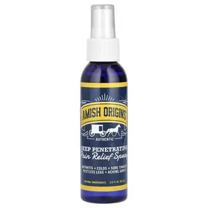 Amish Origins Deep Penetrating Pain Relief Spray, 3.5 fl oz (99.22 g)