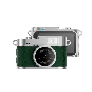 New 2K Ultra Clear Full Screen Retro Thumb Sized Camera for Students Portable CCD Digital Photo Video Smart Camera