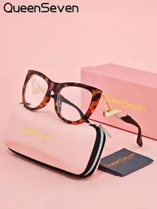 1 Piece QueenSeven Unisex Vintage Fashion Refined Functional Cat Eye Full Frame Sunglasses UV400
