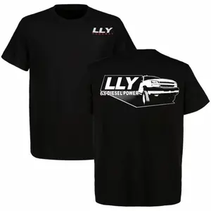 LLY Duramax Chevy Trucks Men's T-Shirt Short Sleeve Premium Cotton Tee for Fans All Seasons Car Enthusiast Made in USA Ultra Cotton T-Shirt
