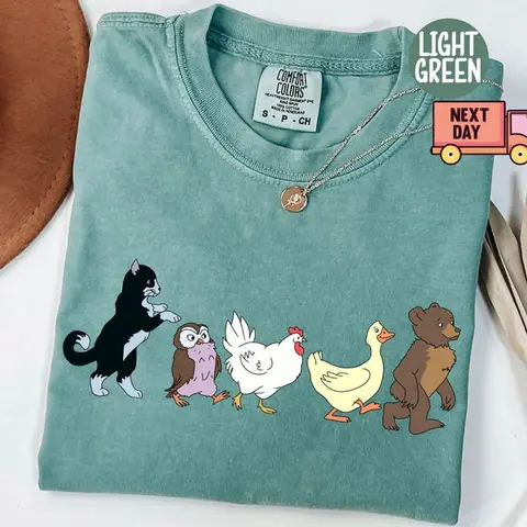 Comfort Colors Little Bear T-Shirt, Cute Shirt, Animal Lover Shirt, Animal Kids, Mom Tee, Animated TV Show Shirt, Gift, Cute Animal Tshirt