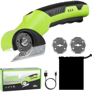 Electric  & Cardboard , 4V Cordless Power Box  for Recycling - 2000mAh Rechargeable  -Rotary  Tool for Fabric, Carpet & Leather -Includes 3  & Storage Bag